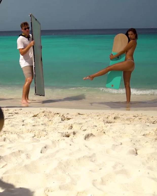 Barbara Palvin's Sexy poses in Curacao